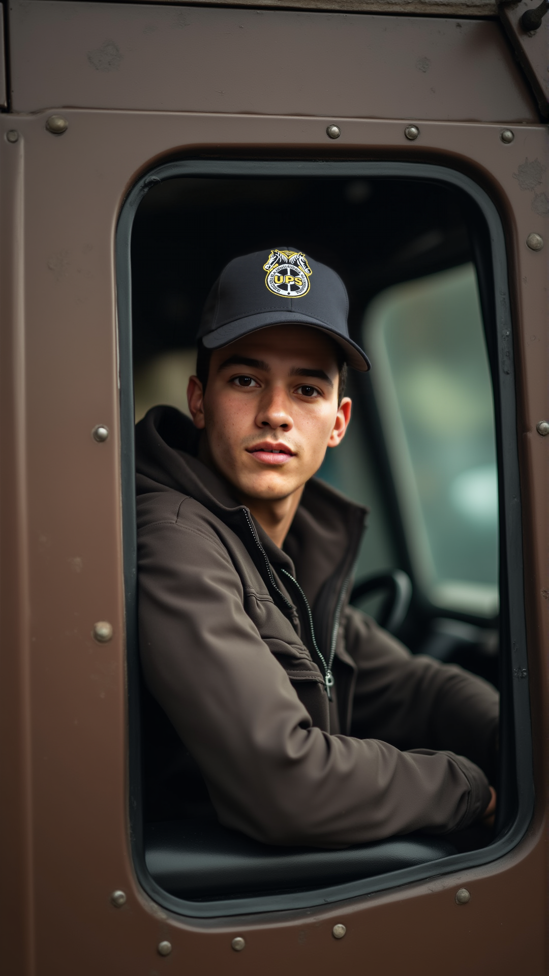 Teamsters UPS Trucker hat.