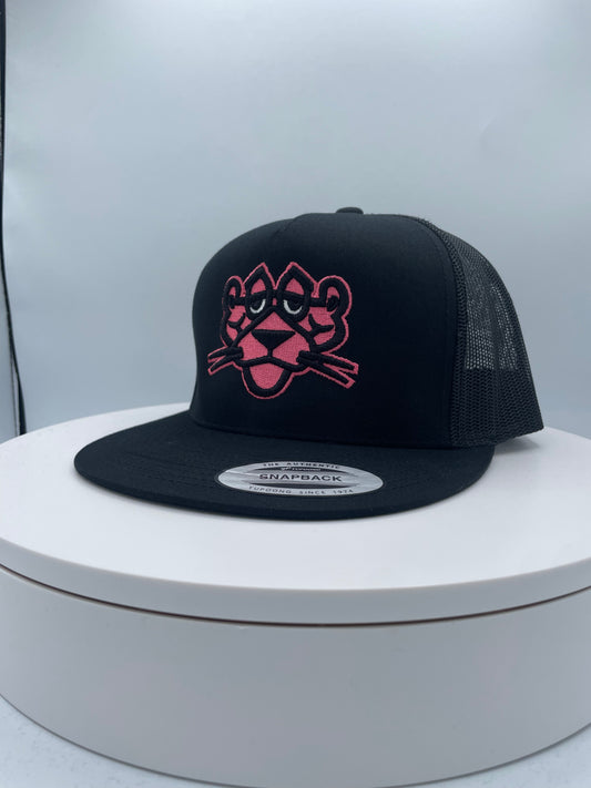 Panther Embroidery Trucker Hat.