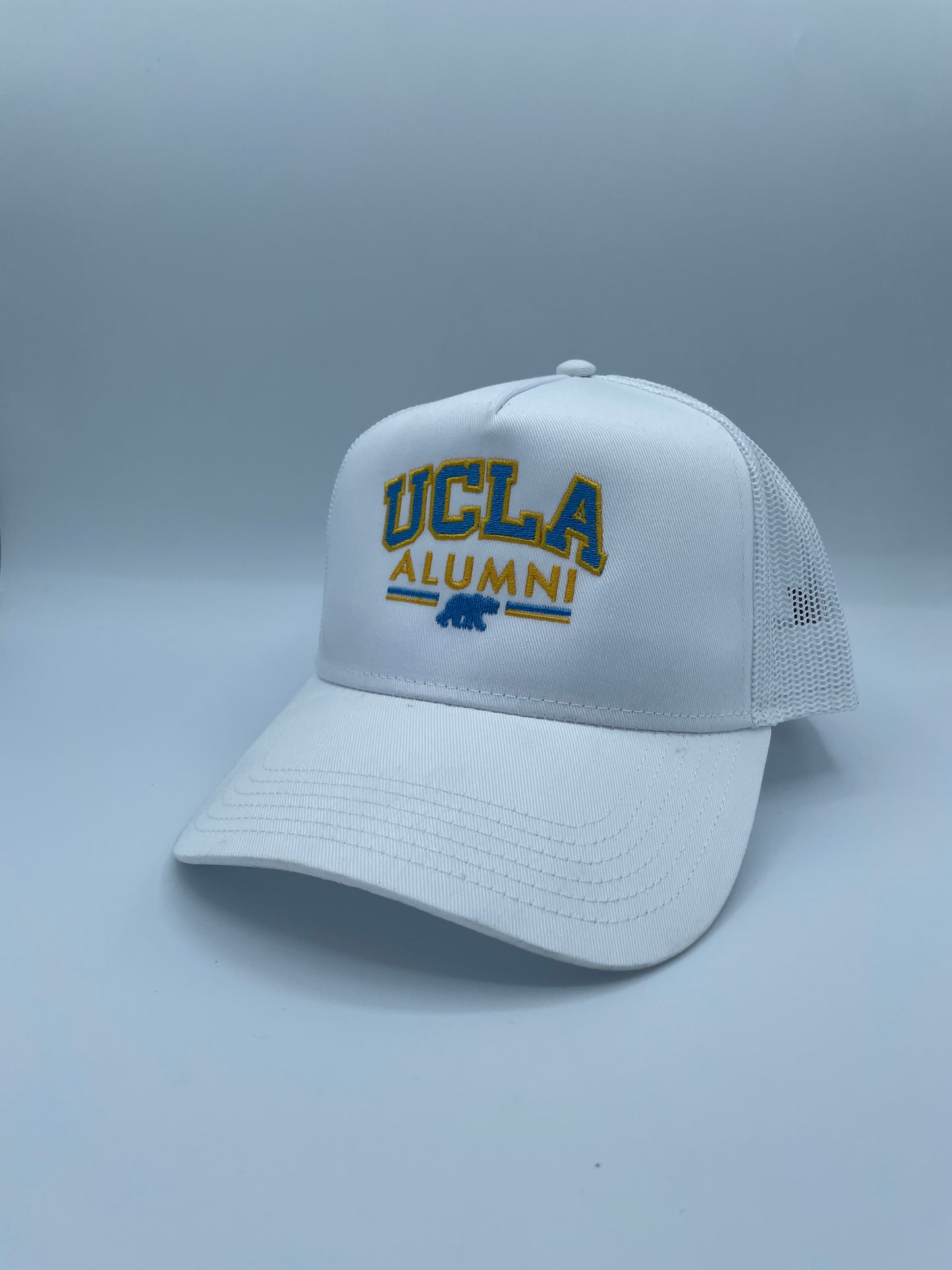 UCLA Alumni Embroidered Trucker Hat.