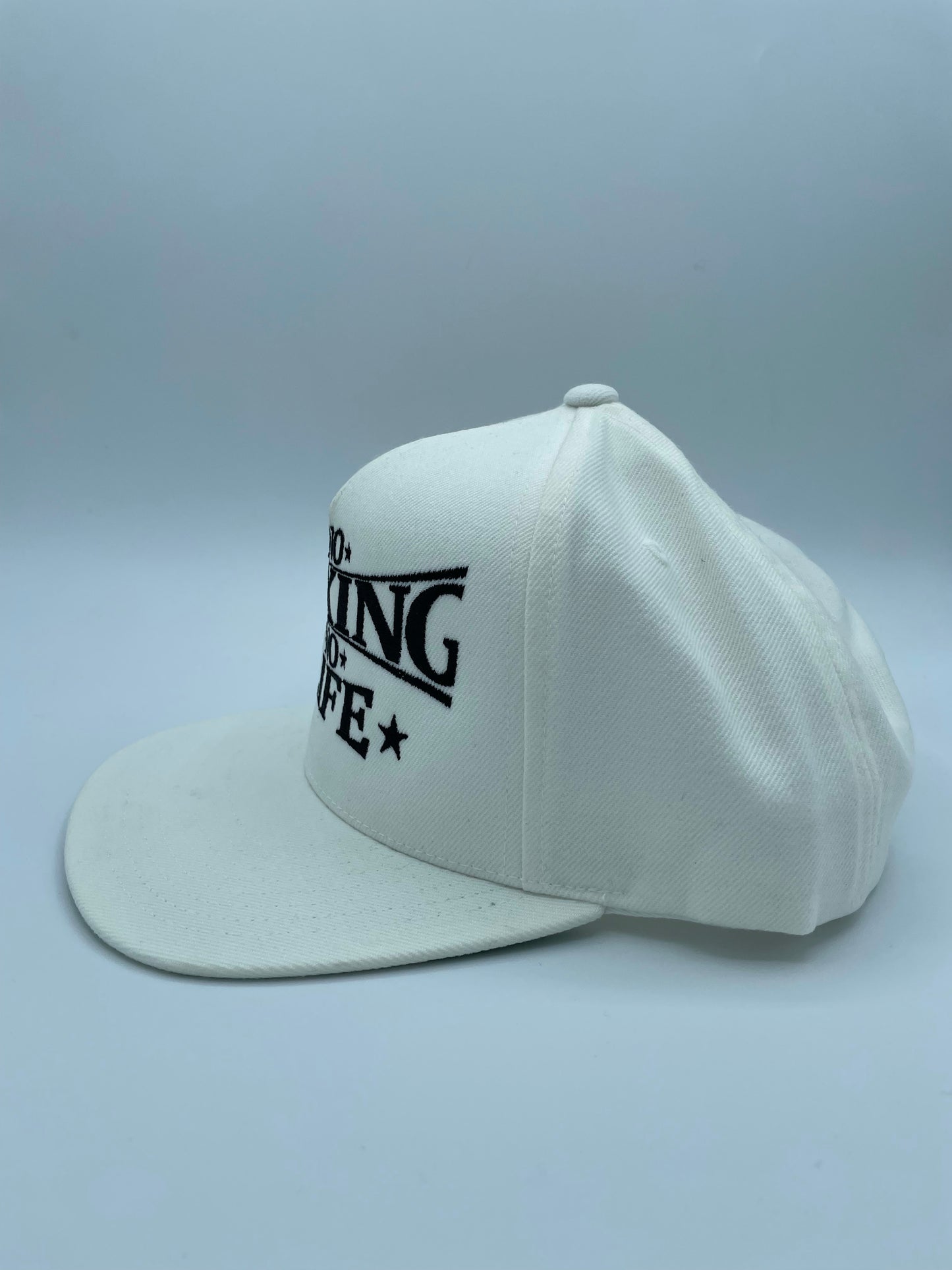 No Boxing No Life Embroider White Hat.