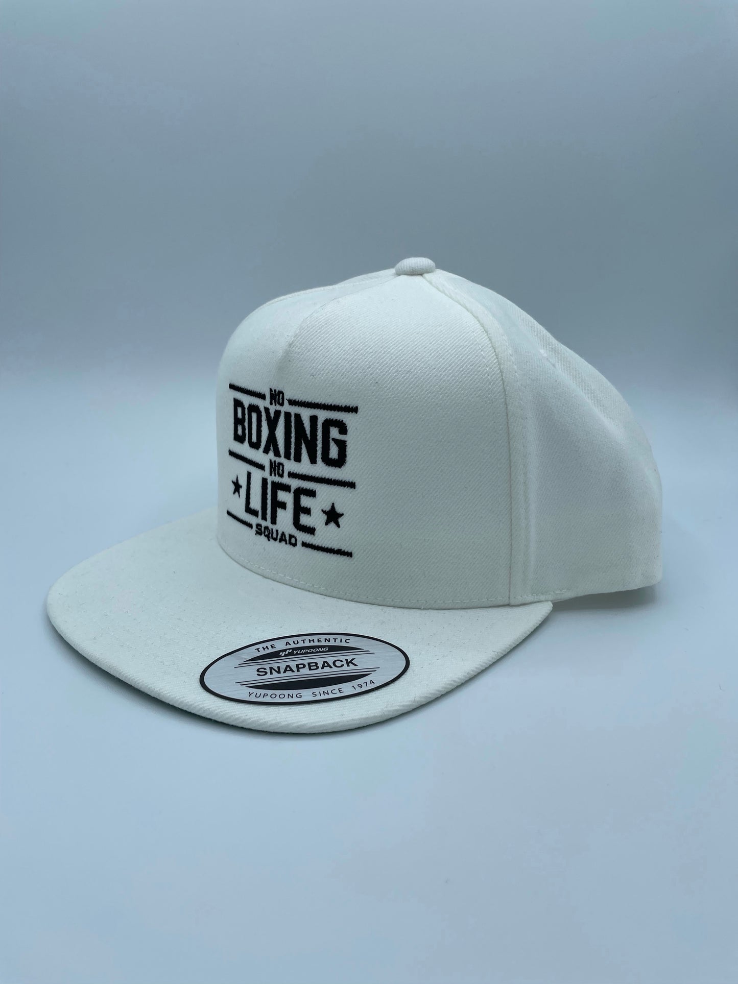 No Boxing No Life Embroider White Hat.