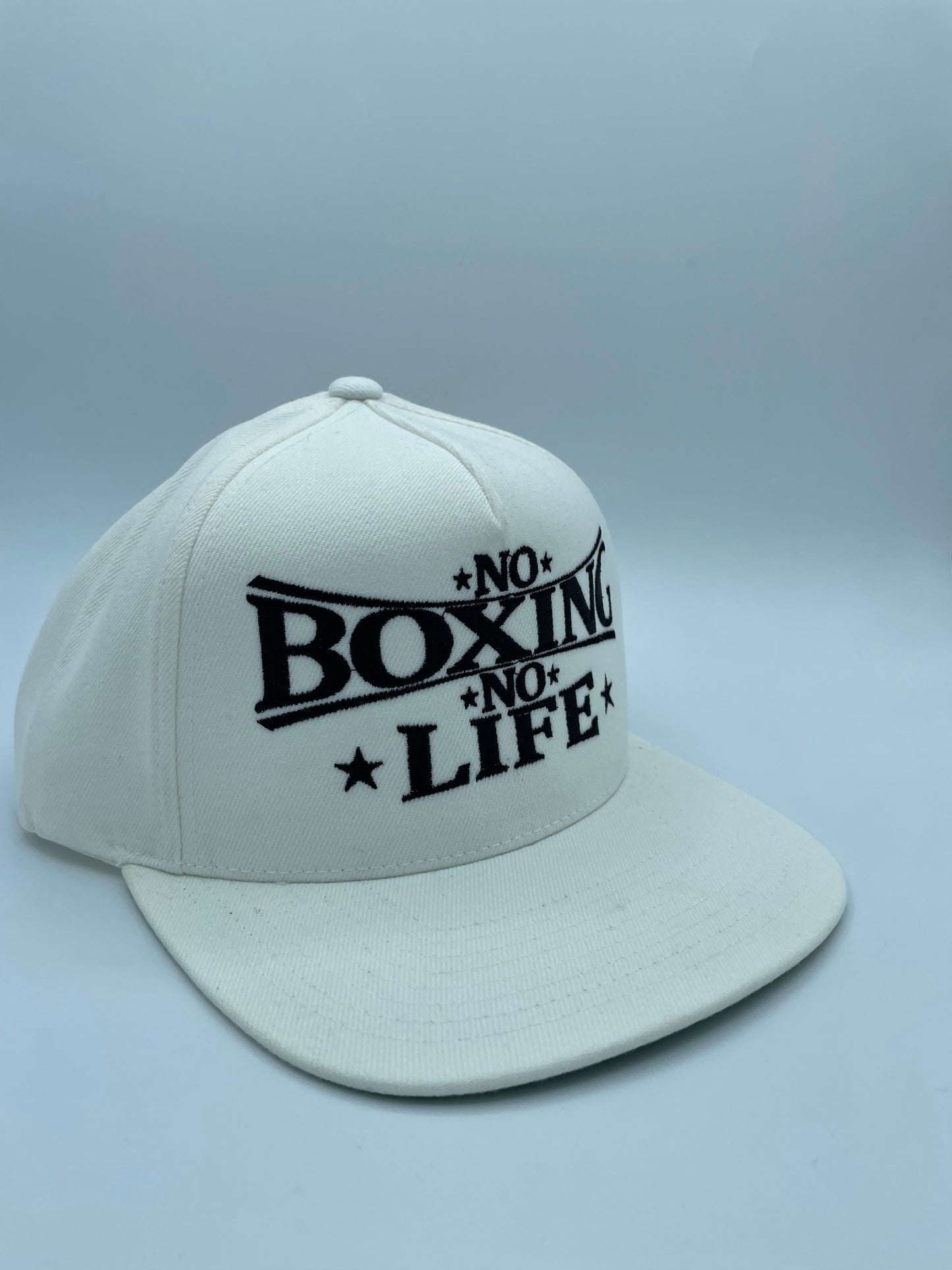 No Boxing No Life Embroider White Hat.