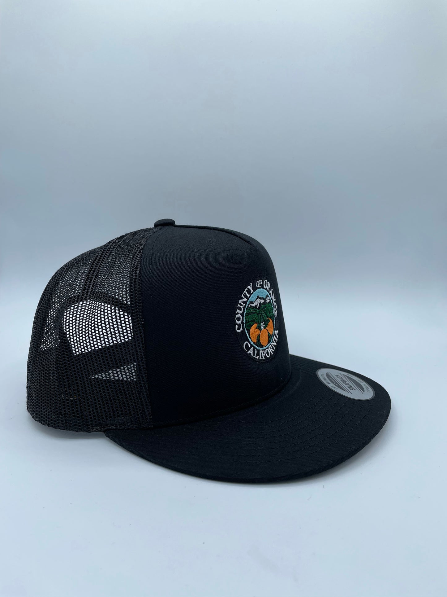 Orange County California Embroider Trucker Hat.